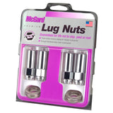 McGard Hex Lug Nut (X-Long Shank - 1.365in.) 7/16-20 / 13/16 Hex / 2.27in. Length (4-Pack) - Chrome - 63015