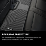 Husky Liners 11-12 Ford F250/350/450 Reg/Super/Crew Cab X-Act Contour Black Floor Liners (2nd Seat) - 53401