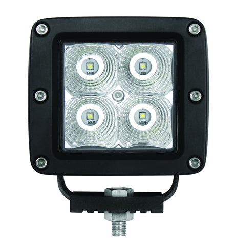 Hella HVF Cube 4 LED Off Road Kit - 3.1in 12W Spot Beam - 357204031