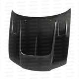 Seibon 97-98 Nissan Skyline TT-Style Carbon Fiber Hood - HD9798NSR33S-TT