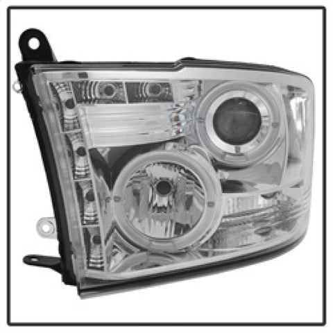 Spyder Dodge Ram 1500 09-14 10-14 Projector Headlights Halogen- LED Halo LED - Chrm PRO-YD-DR09-HL-C - 5010049