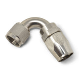 Russell Performance -6 AN Endura 120 Degree Full Flow Swivel Hose End (With 9/16in Radius) - 613401