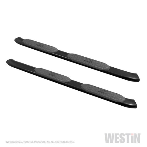 Westin 18-20 Jeep Wrangler JL Unlimited 4DR PRO TRAXX 5 Oval Nerf Step Bars - Textured Black - 21-54065