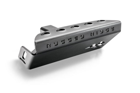 Rugged Ridge 07-23 Jeep Wrangler JK/JKU/JL/JLU & 20-23 Gladiator Hitch Skid Plate 2in. Rec - Tex Blk - 18013.01