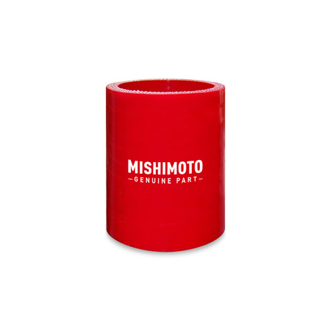 Mishimoto 3.5 Inch Straight Coupler - Red - MMCP-35SRD