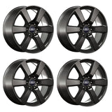 Ford Racing 15-16 F-150 20in x 8.5in Wheel Set with TPMS Kit - Matte Black - M-1007K-P20XB