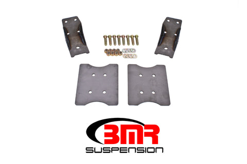 BMR 79-04 Fox Mustang Lower Torque Box Reinforcement Plates - Natural - TBR003