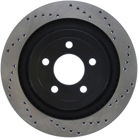 StopTech Cross Drilled Sport Brake Rotor - 2015 Ford Mustang - Rear Left - 128.61109L