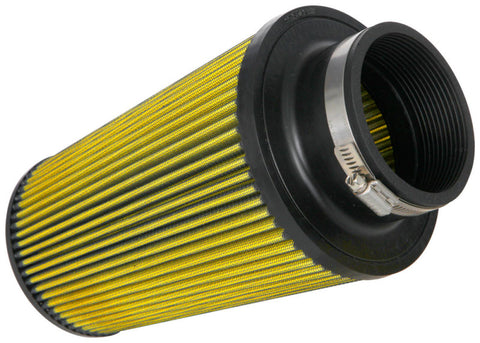 Airaid Universal Air Filter - Cone 3-1/2in Flange x 6in Base x 4-5/8in Top x 9in Height - Synthaflow - 704-420