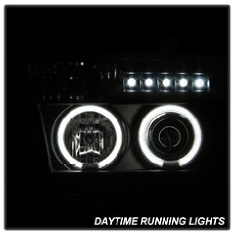 Spyder Toyota Tundra 07-13 Projector Headlights CCFL Halo LED Blk PRO-YD-TTU07-CCFL-BK - 5030306