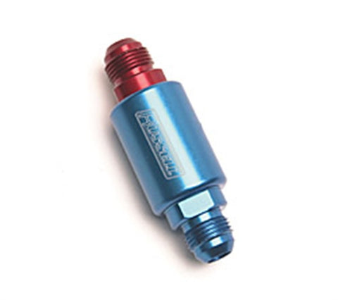 Russell Performance Red/Blue Anodized (3-1/4in Length 1-1/4in dia. -8 male inlet/outlet) - 650100