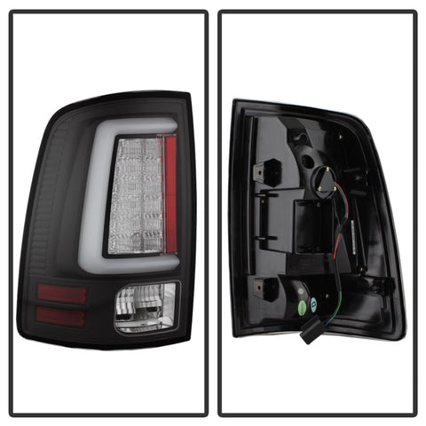 Spyder Dodge Ram 2013-2014 Light Bar LED Tail Lights - Black ALT-YD-DRAM13V2-LED-BK - 5084057