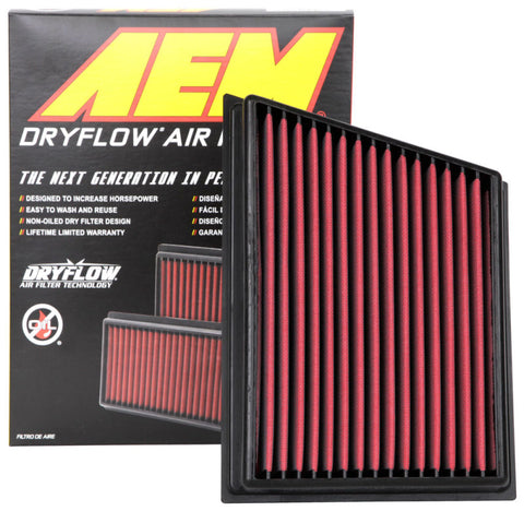 AEM 2011 GMC SIERRA 2500 HD 6.6L Dryflow Round Straight Air Filter - 28-20466