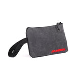 Go Rhino XVenture Gear Zipped Pouch - Large (12in. Wide Pocket / 6.5in. Hand Strap) Canvas - Black - XG1090-01