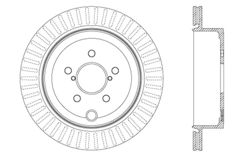 StopTech Slotted & Drilled Sport Brake Rotor - 127.47031L