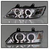 Spyder BMW Z3 96-02 Projector Headlights LED Halo Chrome High H1 Low H1 PRO-YD-BMWZ396-HL-C - 5009098