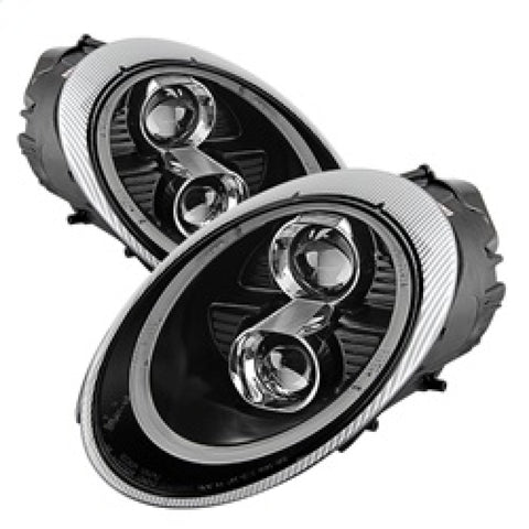 Spyder Porsche 911 05-09 Projector Headlights Xenon/HID Model- DRL LED Blk PRO-YD-P99705-HID-DRL-BK - 5080103