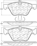 StopTech Performance 12 BMW X1 / 09-13 Z4 / 06 325 Series (Exc E90) Front Brake Pads - 309.10610