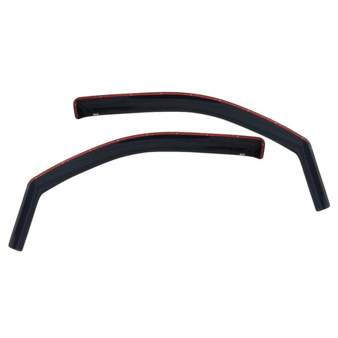 Westin 2004-2012 Chevrolet/GMC Colorado/Canyon Wade In-Channel Wind Deflector 2pc - Smoke - 72-39465