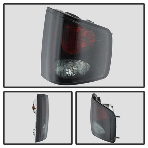 Spyder Chevy S10 94-04/Isuzu Hombre 96-00 Euro Tail Lights Blk Smke ALT-YD-CS1094-BSM - 5078049