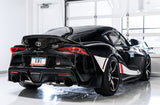 AWE 2020 Toyota Supra A90 Non-Resonated Touring Edition Exhaust - 5in Diamond Black Tips - 3020-33072