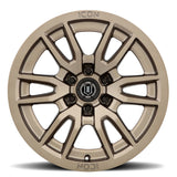 ICON Vector 6 17x8.5 6x5.5 0mm Offset 4.75in BS 106.1mm Bore Bronze Wheel - 2417858347BR