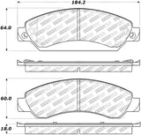 StopTech Street Select Brake Pads - Front - 305.10920