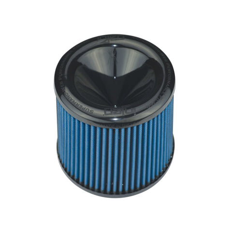 Injen AMSOIL Replacement Nanofiber Dry Air FIlter 5in Flange Diameter/6.5in Base/6in Height/70 Pleat - X-1046-BB