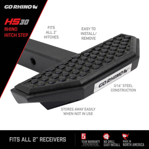 Go Rhino HS-30 Rhino Hitch Step - HS3012T