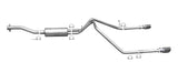 Gibson 15-22 Chevrolet Colorado LT 2.5L 2.25in Cat-Back Dual Split Exhaust - Stainless - 65586