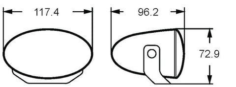 Hella Headlamp FF-ZF MG12 1FA - 008283011