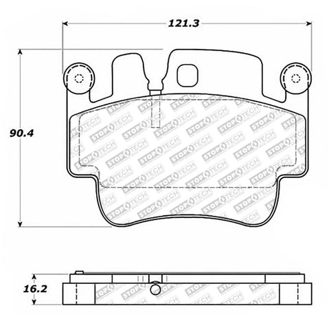 StopTech Street Select Brake Pads - Front/Rear - 305.09170