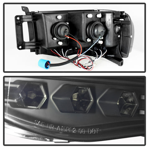 Spyder Dodge Ram 1500 02-05 03-05 Projector Headlights LED Halo LED Blk Smke PRO-YD-DR02-HL-BSM - 5078384