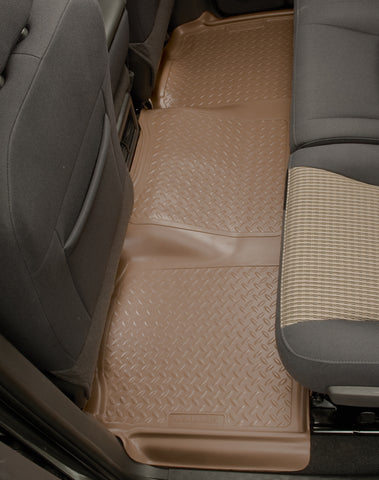 Husky Liners 84-01 Jeep Cherokee (2DR/4DR) Classic Style 2nd Row Black Floor Liners - 60101