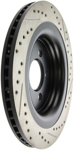 StopTech Slotted & Drilled Sport Brake Rotor - 2015 Ford Mustang GT - Rear Right - 127.61109R