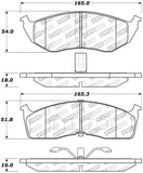 StopTech Sport Brake Pads w/Shims and Hardware - Front - 309.05910