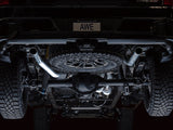 AWE Tuning 22-23 GMC Sierra 1500 AT4X 6.2L 0FG Catback Split Dual (Flat Bumper) - Bashguard(No Tips) - 3015-31972
