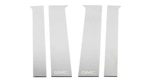 Putco 2020 GMC Sierra HD - GMC Etching - Crew Cab / Double Cab (6pcs) SS Pillar Posts - 402671GM-2