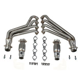 BBK 10-15 Camaro LS3 L99 Long Tube Exhaust Headers With Converters - 1-3/4 304 Stainless - 40215