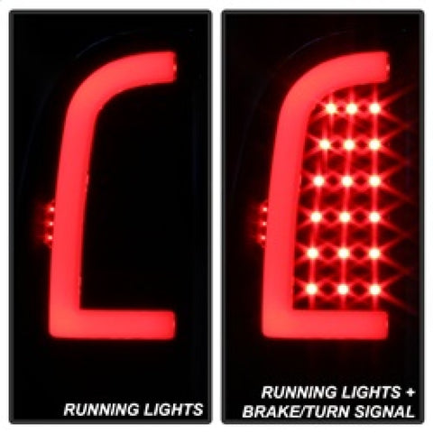 xTune 05-15 Toyota Tacoma (Excl LED Tail Lights) LED Tail Lights - Blk Smk (ALT-ON-TT05-LBLED-BSM) - 9038556