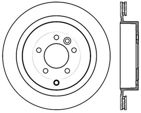 StopTech Drilled Sport Brake Rotor - 128.22010R