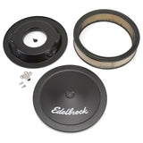 Edelbrock Air Cleaner Pro-Flo Series Round Steel Top Paper Element 14In Dia X 3 75In Dropped Base - 1223