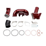 Wehrli 2007.5-2010 LMM Duramax High Flow 3in Y-Bridge Kit- WCFab Red - 100164-RED