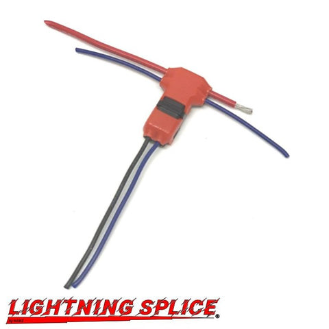 NAMZ Lightning Splice Kit T-Connection 18-22g 2-Wire to 2-Wire (5 Pack) - NLS-T22