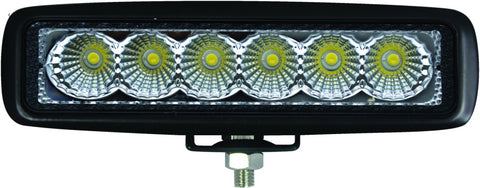 Hella Value Fit Mini 6in LED Light Bar - Flood Beam Pedestal - 357203001