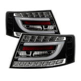 Spyder Audi A6 05-08 4Dr Sedan Only Version 2 Light Bar LED Tail Lights Blk ALT-YD-AA605V2-LBLED-BK - 5080769