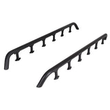 Go Rhino SRM500 Dual Rail Kit (For 75in. Long Rack) - Tex. Blk (Rails ONLY - Req. Platform) - 5935071T