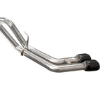 Kooks 11-14 Ford Raptor SVT Super Crew Cab 3in Off Road Side Exit Exhaust w/ Black Slash Cut Tips - 13525180