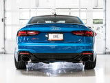 AWE Tuning Audi B9.5 RS 5 Coupe Non-Resonated Touring Edition Exhaust - RS-Style Diamond Black Tips - 3015-33123