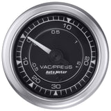 Autometer Chrono 2-1/16in 30INHG-30PSI Vaccum/Boost Gauge - 8159